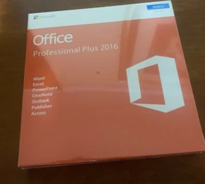 Microsoft Office Professional Plus 2016 DVD + Key New Sealed Pro Plus 1-PC - Bild 1 von 3