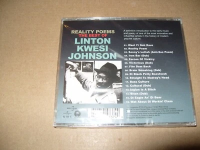 Linton Kwesi Johnson - Reality Poems 2014 cd New & Sealed (L.S.) - Image 1 of 3