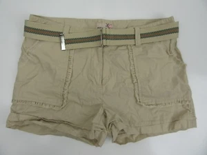 Pantalones cortos para mujer Buffalo David Bitton con cinturón talla 27 volantes desgastados - Imagen 1 de 9