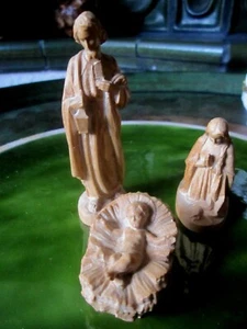 Arte de talla Oberammergauer la Sagrada Familia José, María y el Niño Jesús  - Imagen 1 de 11
