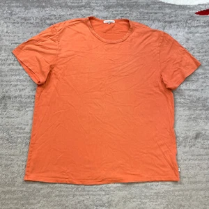 James Perse Shirt Size 4 Extra Large Orange Outdoor Preppy Casual USA Hiker Mens - Picture 1 of 11