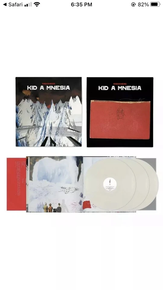 Radiohead - Kid A Mnesia - Cream Vinyl - LP - Image 1 of 1