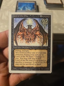 MTG Revised Lord Of The Pit Never Played M/NM - Picture 1 of 10
