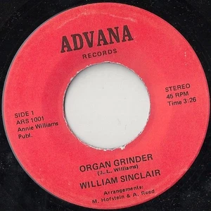 William Sinclair  / Organ Grinder / These Feelings / Vinyl / 60s Soul / US - Bild 1 von 1