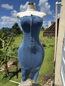 Stretch Denim Dress - Picture 1 of 1