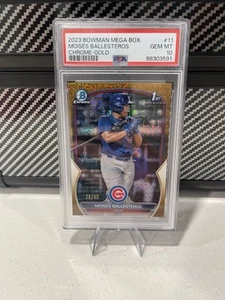 Moises Ballesteros 1st Bowman Chrome Gold Megabox /50 GEM Mint PSA 10 🔥🔥🔥 - Picture 1 of 1