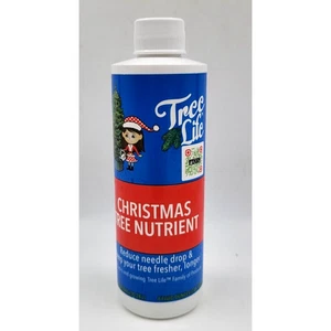 Tree Life Fresh Christmas Tree Nutrient 8 oz Bottle Helps Prevent Needle Drop - Picture 1 of 2