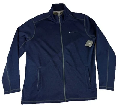 Eddie Bauer Hombre Alto TXL Azul Cremallera Completa Bolsillos Cremallera Completa Nuevo con Etiquetas Foto 1 de 4