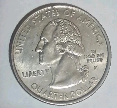 2008 P Arizona 1912 State Quarter Unique Dye Strike Errors / Imperfections - Image 1 of 2