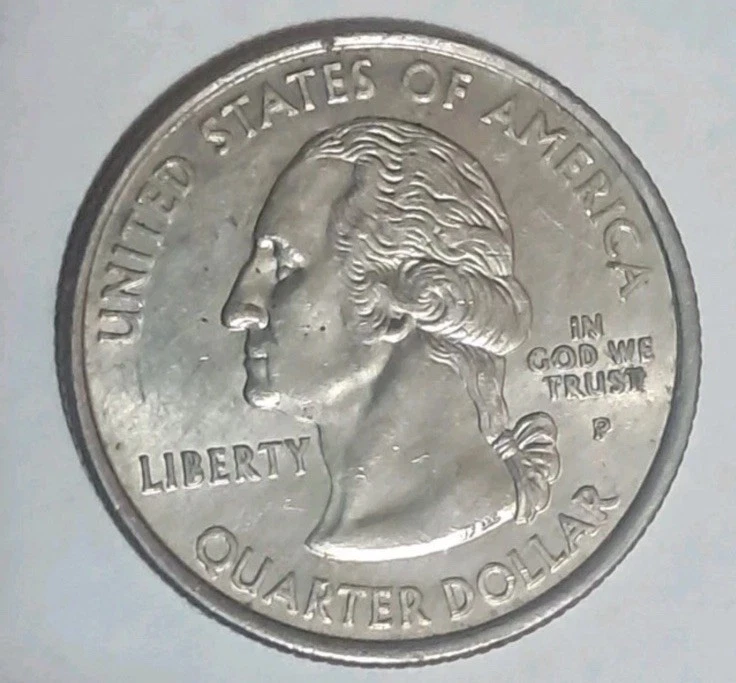 2008 P Arizona 1912 State Quarter Unique Dye Strike Errors / Imperfections - Image 1 of 2