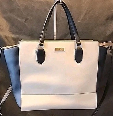 Kate Spade 挎包棕褐色和黑色斜挎包手提包双色手提包钱包 — 第 1/4 张图片