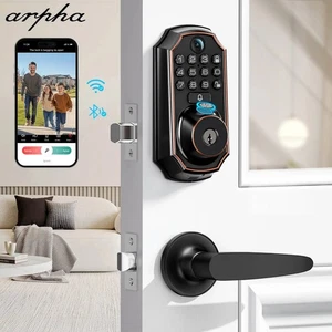 ARPHA Smart Lock D289L Set WiFi Video Smart Lock With Camera & Doorbell 5-In-1 - Picture 1 of 6