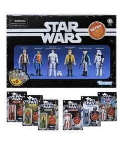 Figura de acción Star Wars Retro Collection A New Hope paquete múltiple - Imagen 1 de 18