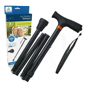 Weinberger Gehstock faltbar Klappstock Gehhilfe Spazierstock Reisestock - Neu - Bild 1 von 7