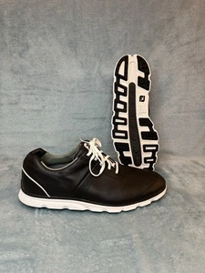 FootJoy FJ Herren 13 DryJoys Freizeit Spikeless Schwarz Golfschuhe 53697 - Bild 1 von 12