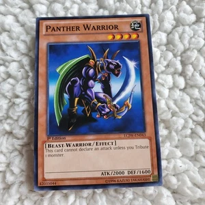 Panther Warrior 1st Edition Short Print Yugioh Card RARE LCJW-EN043 Mint - Picture 1 of 2