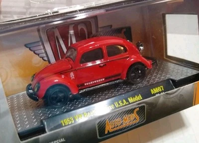 M2 Machines  Auto Mods 1953 VW Beetle Deluxe USA Model 1:64 - Image 1 of 4