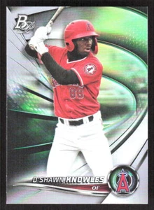 2022 Bowman Platinum D'Shawn Knowles #TOP-96  Baseball  Los Angeles Angels - Picture 1 of 2