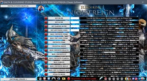 ELDEN RING NIGHTREIGN CHEATS, WORLD'S BEST TRAINER, MODS, ITEMS SPAWN + EDITOR - Foto 1 di 3