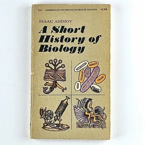 Isaac Asimov A Short History of Biology 1964 Vintage Science Paperback Book RARE - Picture 1 of 4