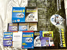 Championship Manager 3 & Season 99/00 PC CD ROM Original Big Box Retro Guide