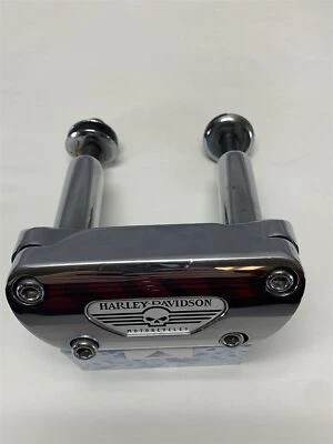  Elevadores de abrazadera de manillar con calavera Harley-Davidson Dyna Sportster 4,5" 56060-01 Foto 1 de 4