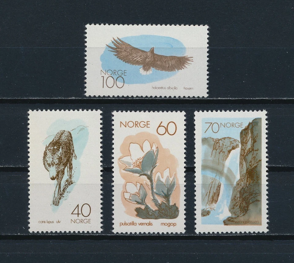 Norway  551-4 MNH, Nature Conservation Year, 1970 - Image 1 of 1