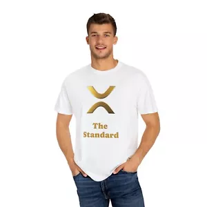 Comfort Colors Unisex Garment-Dyed T-Shirt - 'XRP The Standard' Crypto Merch - Picture 1 of 41