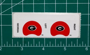 Georgia Bulldogs 1990s Football Gumball Helmets *DIECUT DECALS ONLY* OPI Mini - Picture 1 of 3