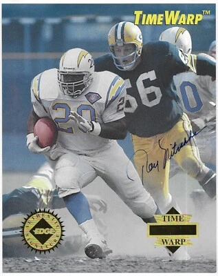 Ray Nitschke 95 COLLECTOR'S EDGE NFL TIME WARP JUMBO AUTOGRAPH CARD Packers AUTO - Image 1 of 3