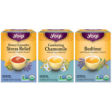 Yogi Tea Relaxation & Stress Relief Variety Pack Sampler (3 Pack) - 48 Tea Bags