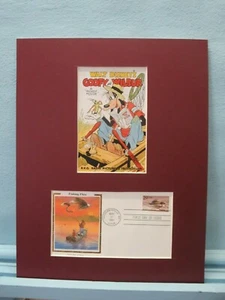 Walt Disney's Goofy & Wilbur in "How to Fish" & First Day Cover of Fly Fishing - Picture 1 of 2