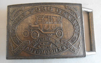 Henry Ford Automóvil Detroit Hebilla Cinturón Año Disco Modelo T Foto 1 de 2