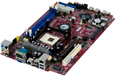 MSI MS-7072 Ver:1 PGA478 2x DDR AGP PCI Motherboard - Image 1 of 2