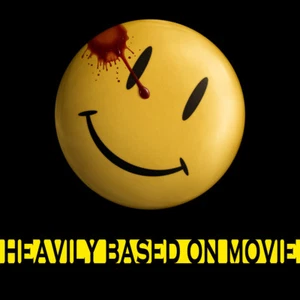 Happy Face Pin back Comedian's Badge Watchmen Pin Badge 58mm/2.2inch Button - Picture 1 of 9