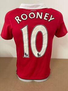 MAGLIA MANCHESTER UNITED ROONEY SHIRT JERSEY TRIKOT NO MATCH WORN ISSUED 10/11