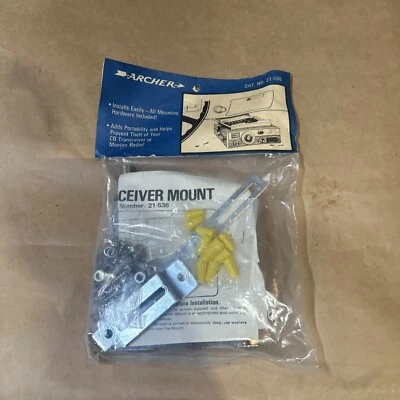 Vintage NOS Archer CB radio Transceiver Under Dash Mount Kit # 21-566 Removable - Image 1 of 4