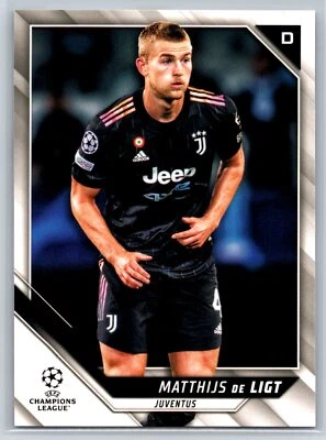 2021-22 Topps UEFA Champions League Matthijs de Ligt #44 - Image 1 of 2