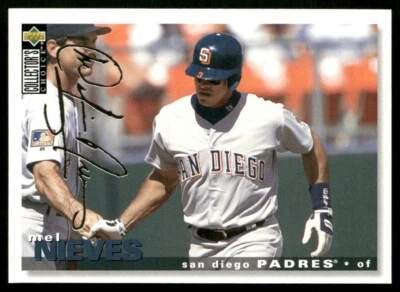 1995 Collector's Choice Gold Signature Melvin Nieves San Diego Padres #356 - Image 1 of 2