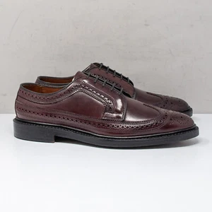 Allen Edmonds MacNeil Burgundy Shell Cordovan, Men's 8 A (Narrow) - Picture 1 of 6