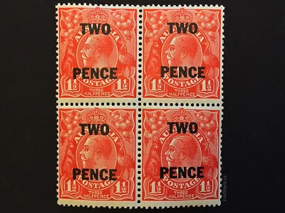 Australian King George 1930 | Pre-Decimal - Surcharge Overprint | MNH - Image 1 of 4