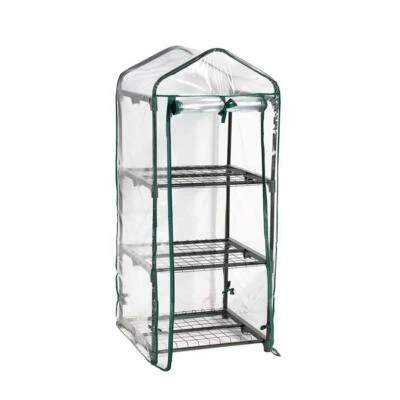 MYGARDEN 3/4 Tier greenhouse pvc COVER outdoor garden plants grow weather resistant clear