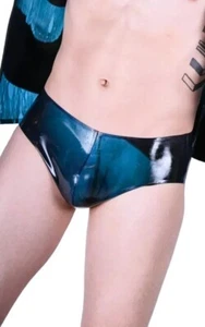 Polymorphe Rubber Underwear Quality Latex Briefs Peacook UN-015AM 2 - Picture 1 of 5
