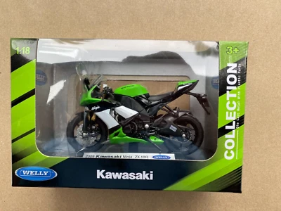WELLY Collection-Kawasaki *2009 Ninja ZX-10R* Die-cast Model w/plastic parts NEW - image 1 of 2