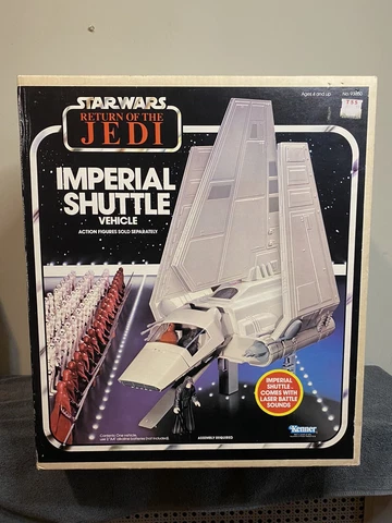 1984 Vintage Star Wars SEALED Imperial Shuttle ROTJ MISB Beautiful Darth Vader Cover
