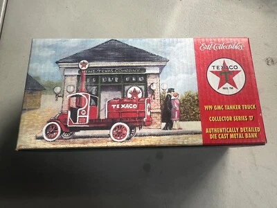 ERTL 1919 GMC TANKER TRUCK BANK TEXACO VINTAGE NEW NIB ORIGINAL BOX INCLUDED b2 - Image 1 of 3