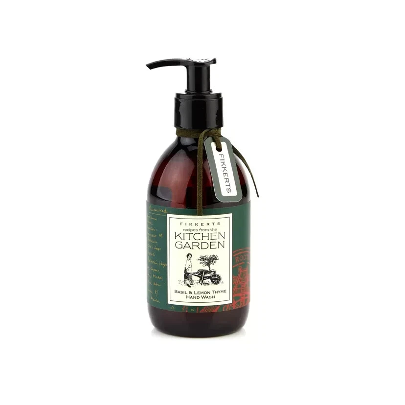 Kitchen Garden Hand Wash Basil & Lemon Thyme - 300ml - Fikkerts Made in England