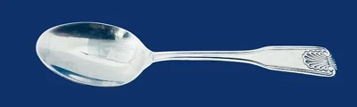 Update International SHELLEY Stainless Shell Tip Glossy Place Oval Soup Spoon 7" - Image 1 of 2