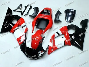 For YZF R6 1998-2002 Black Red White ABS Injection Mold Bodywork Kit Fairing Kit - Bild 1 von 8