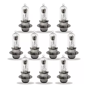 10 12V 35/35w Pointy Scooter Light Bulbs 50cc 150cc 250cc Znen Jonway Tank Baron - Picture 1 of 4
